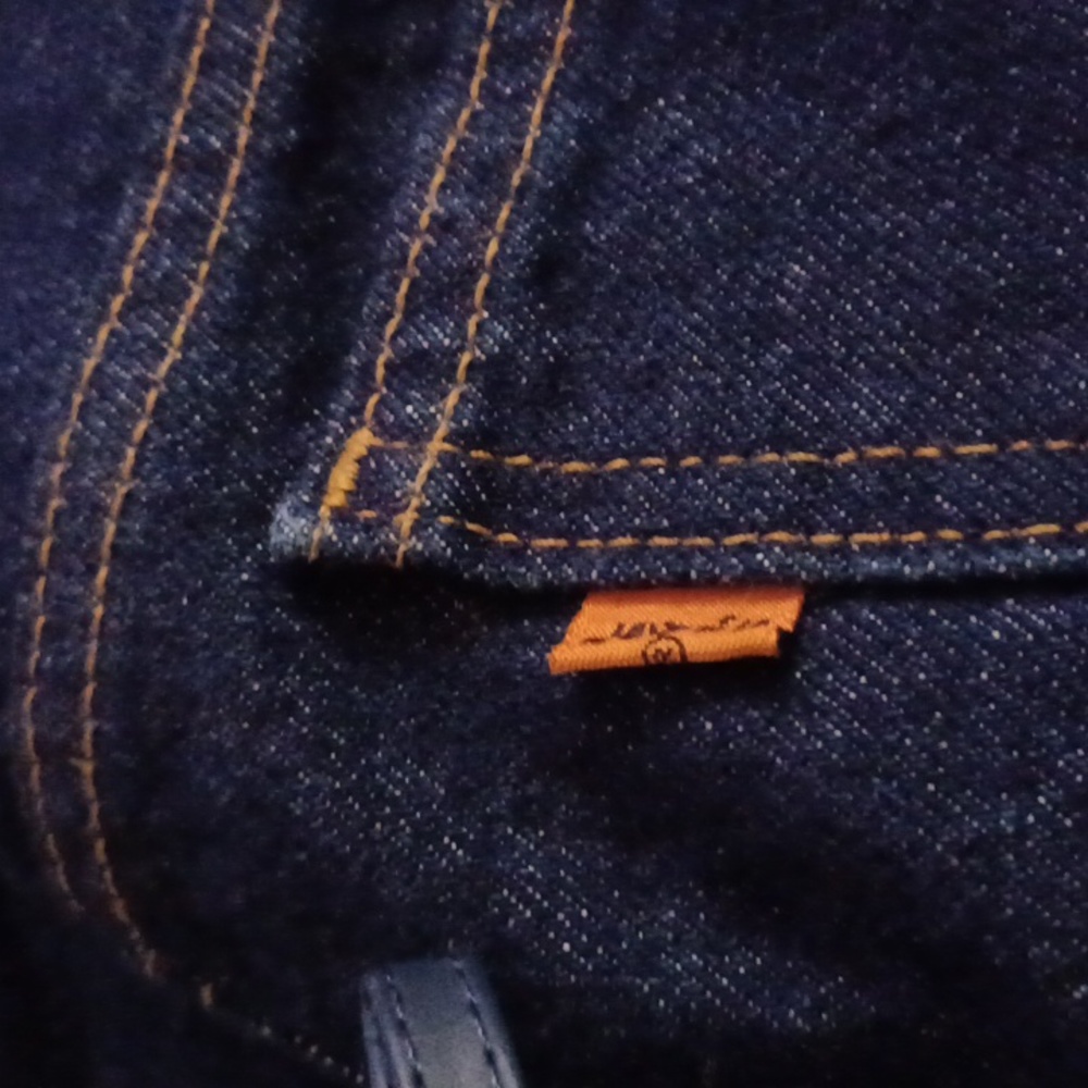 Orange tab levi jeans